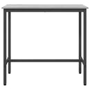 vidaXL asztal Szürke Sonoma 100 x 50 x 90,5 cm Műszaki fa és acél