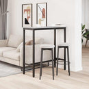 vidaXL asztal Szürke Sonoma 100 x 40 x 100,5 cm Műszaki fa és acél