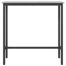 vidaXL asztal Szürke Sonoma 100 x 40 x 100,5 cm Műszaki fa és acél