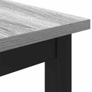 vidaXL asztal Szürke Sonoma 100 x 50 x 76,5 cm Műszaki fa és acél