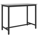 vidaXL asztal Szürke Sonoma 100 x 50 x 76,5 cm Műszaki fa és acél