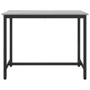 vidaXL asztal Szürke Sonoma 100 x 50 x 76,5 cm Műszaki fa és acél
