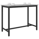 vidaXL asztal Szürke Sonoma 100 x 50 x 76,5 cm Műszaki fa és acél