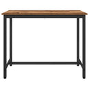 vidaXL asztal Öreg fa 100 x 50 x 76,5 cm Műszaki fa és acél