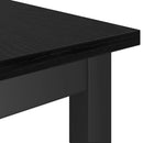 vidaXL Étkező pad 2 pcs Fekete tölgy 100 x 32,5 x 48,5 cm