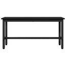 vidaXL Étkező pad 2 pcs Fekete tölgy 100 x 32,5 x 48,5 cm