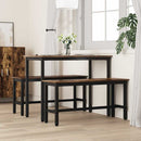vidaXL Étkező pad Füstölt tölgy 100 x 32,5 x 48,5 cm