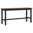 vidaXL Étkező pad Füstölt tölgy 100 x 32,5 x 48,5 cm