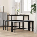 vidaXL Étkező pad Szürke Sonoma 100 x 32,5 x 48,5 cm
