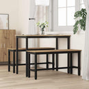 vidaXL Étkező pad 2 pcs Artisan tölgy 100 x 32,5 x 48,5 cm