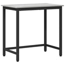 vidaXL asztal Szürke Sonoma 100 x 50 x 76,5 cm Műszaki fa és acél