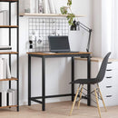 vidaXL asztal Öreg fa 100 x 50 x 76,5 cm Műszaki fa és acél