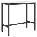 vidaXL asztal Fehér 100 x 50 x 91 cm Műszaki fa és acél
