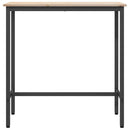vidaXL asztal Természetes 100 x 40 x 101 cm Műszaki fa és acél