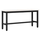 vidaXL Étkező pad Fehér 100 x 32,5 x 49 cm Tömör fenyőfa