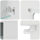 vidaXL Fából Készült Szekrény tárolóval Fehér 50 x 29 x 100 cm Faanyag