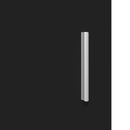 vidaXL Fából Készült Szekrény Fekete 50 x 29 x 100 cm Faanyag