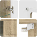 vidaXL Fából Készült Szekrény Sonoma tölgy 50 x 29 x 100 cm Faanyag