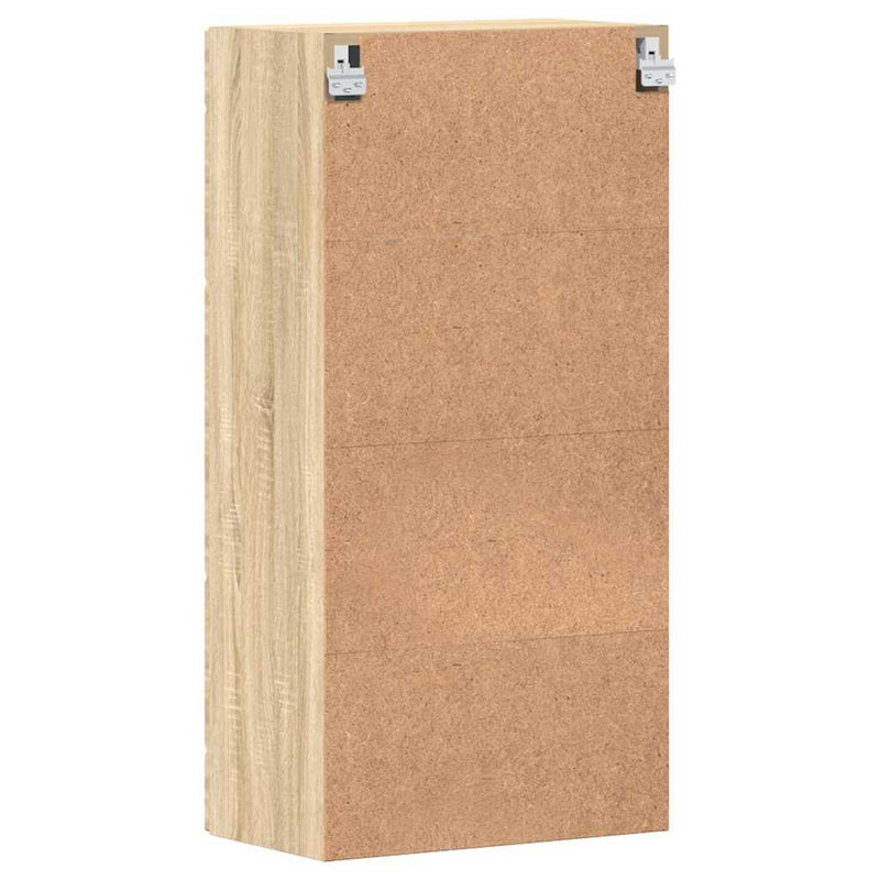 vidaXL Fali szekrény polcokkal sonoma tölgy 55 x 29 x 100 cm Faanyag