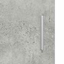 vidaXL Fából Készült Szekrény Beton Szürke 50 x 29 x 100 cm Faanyag