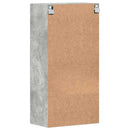 vidaXL Fából Készült Szekrény Beton Szürke 50 x 29 x 100 cm Faanyag