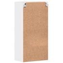 vidaXL Fából Készült Szekrény Magas Fényű Fehér 50 x 29 x 100 cm