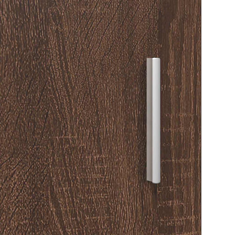 vidaXL Fali szekrény polcokkal barna tölgy 55 x 29 x 100 cm Faanyag