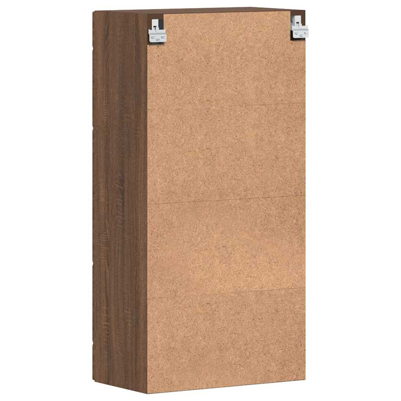vidaXL Fali szekrény polcokkal barna tölgy 55 x 29 x 100 cm Faanyag