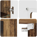 vidaXL Fából Készült Szekrény Öreg fa 50 x 29 x 100 cm Faanyag