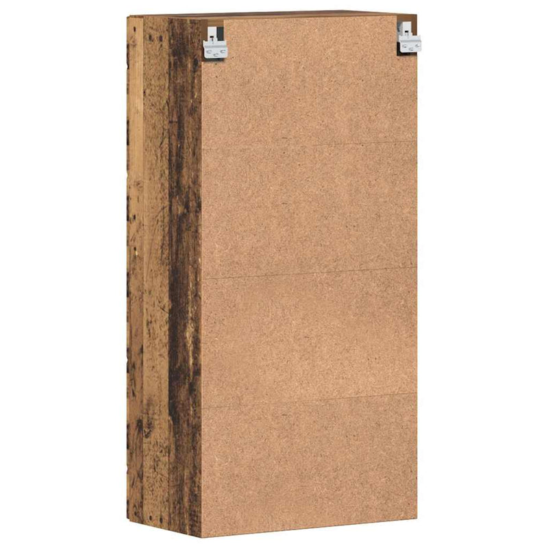 vidaXL Fali szekrény polcokkal Régi fa 55 x 29 x 100 cm Faanyag