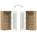 vidaXL Fából Készült Szekrény Artisan tölgy 50 x 29 x 100 cm Faanyag