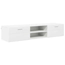 vidaXL Fából Készült Szekrény fiókkal Fehér 150 x 39 x 30 cm Faanyag