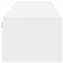 vidaXL Fából Készült Szekrény fiókkal Fehér 150 x 39 x 30 cm Faanyag