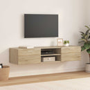 vidaXL Fából Készült Szekrény 150 x 39 x 30 cm Sonoma tölgy Szerelt Fa