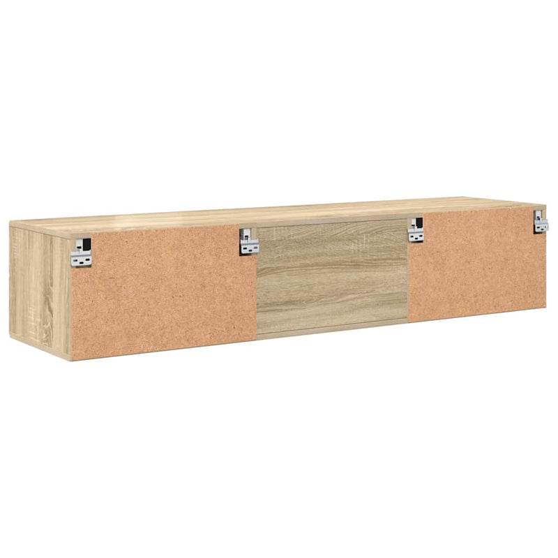 vidaXL TV szekrény fiókkal sonoma tölgy 150 x 39 x 30 cm Faanyag