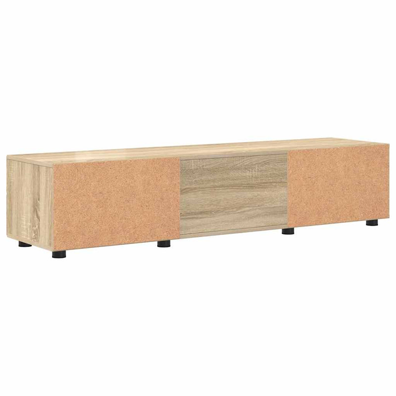 vidaXL TV szekrény fiókkal sonoma tölgy 150 x 39 x 30 cm Faanyag