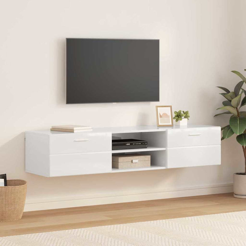 vidaXL TV szekrény fiókkal Beton szürke 150 x 39 x 30 cm Faanyag