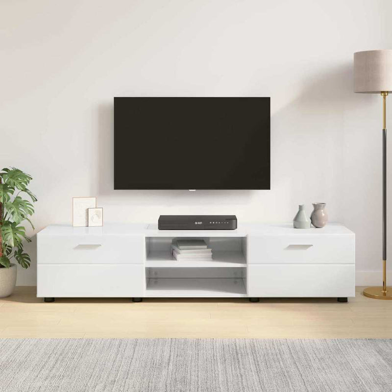 vidaXL TV szekrény fiókkal Beton szürke 150 x 39 x 30 cm Faanyag