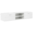 vidaXL Fából Készült Szekrény 150 x 39 x 30 cm Beton Szürke Szerelt Fa
