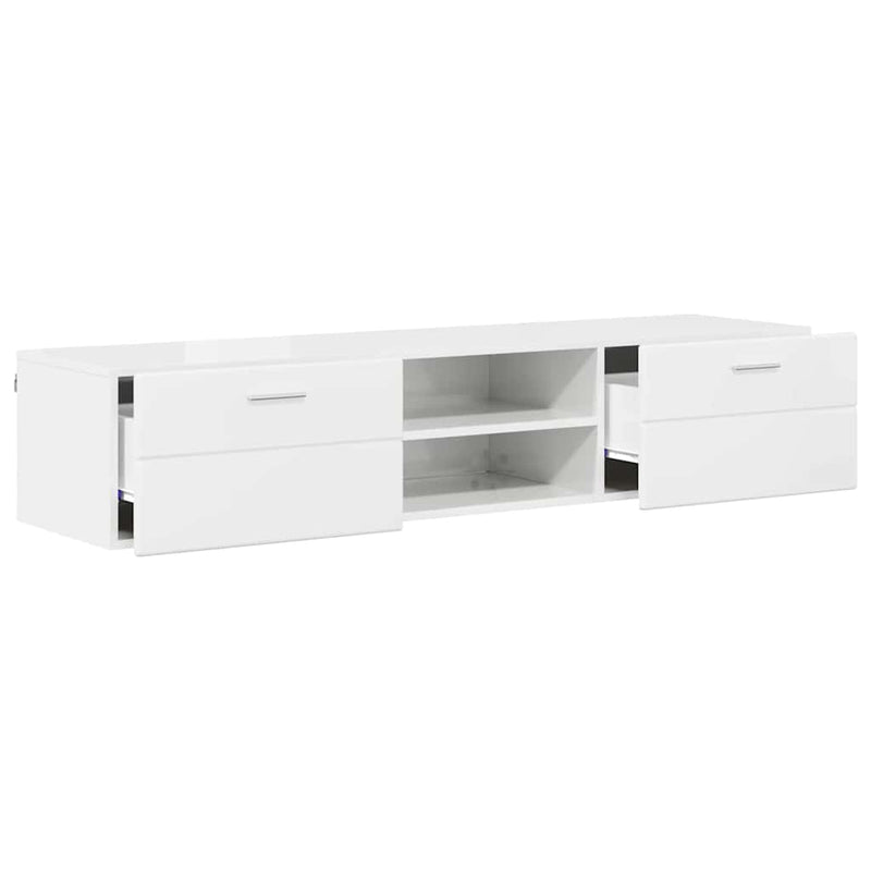 vidaXL TV szekrény fiókkal Beton szürke 150 x 39 x 30 cm Faanyag