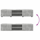 vidaXL Fából Készült Szekrény Beton Szürke 150 x 39 x 30 cm Faanyag