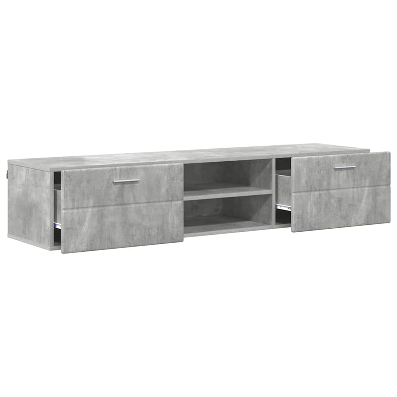 vidaXL TV szekrény fiókkal Magasfényű fehér 150 x 39 x 30 cm Faanyag