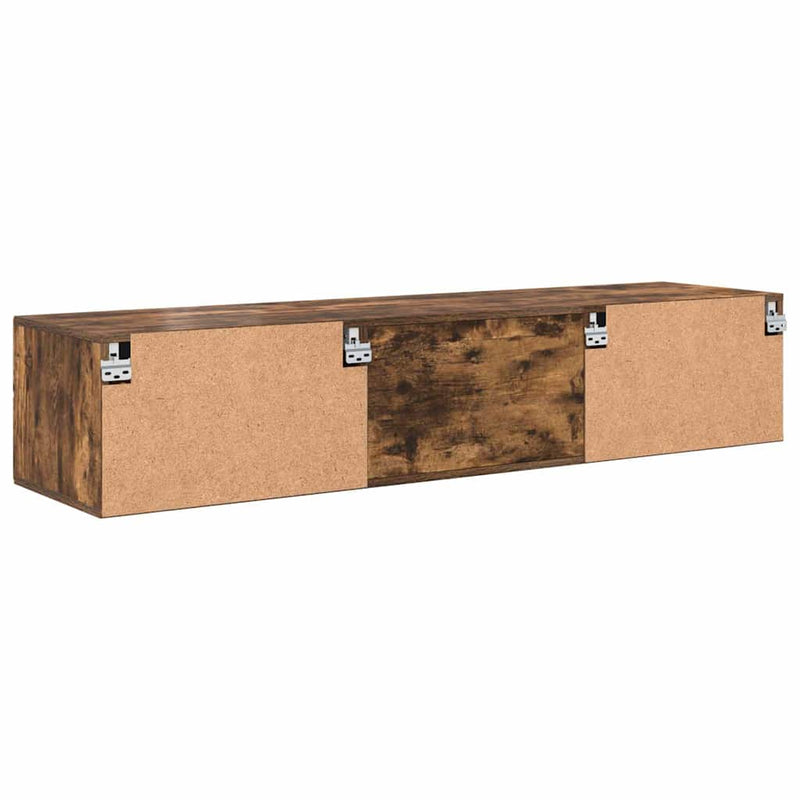 vidaXL TV szekrény fiókkal Füstölt tölgy 150 x 39 x 30 cm Faanyag