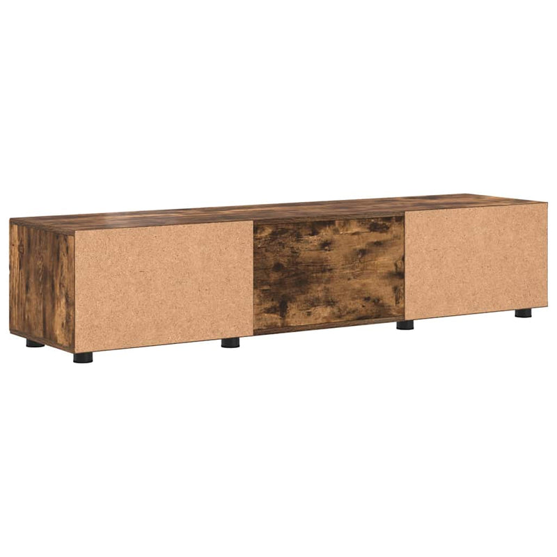 vidaXL TV szekrény fiókkal Füstölt tölgy 150 x 39 x 30 cm Faanyag