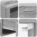 vidaXL Fából Készült Szekrény 150 x 39 x 30 cm Szürke Sonoma
