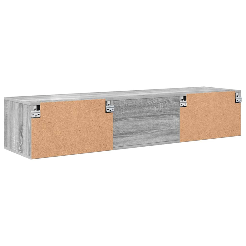 vidaXL TV szekrény fiókkal Szürke sonoma 150 x 39 x 30 cm Faanyag