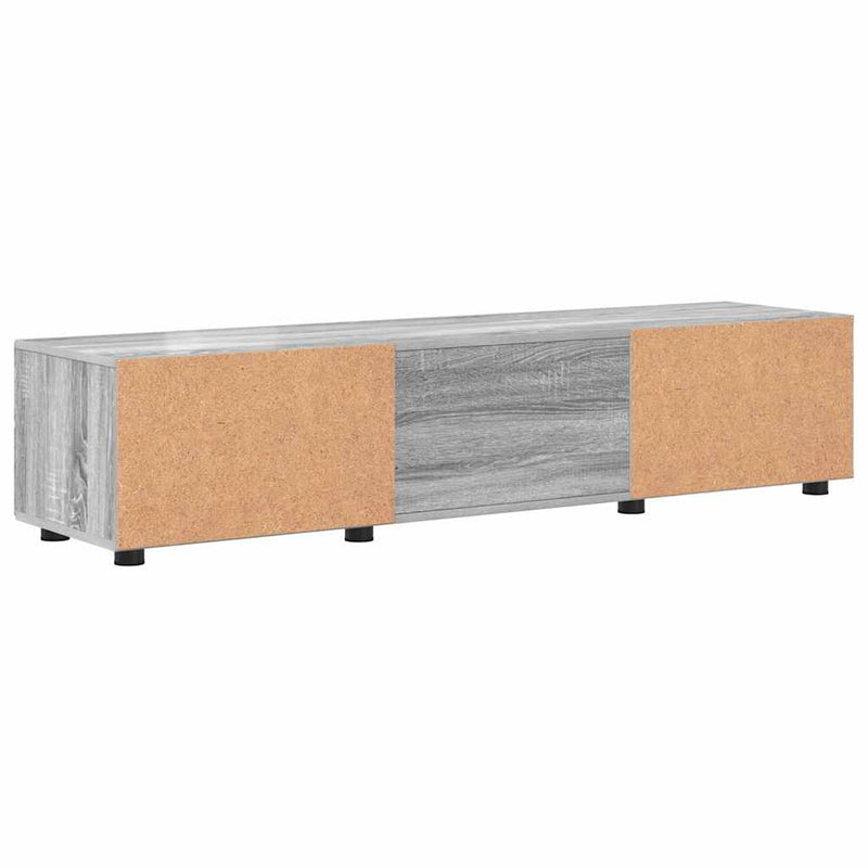 vidaXL TV szekrény fiókkal Szürke sonoma 150 x 39 x 30 cm Faanyag