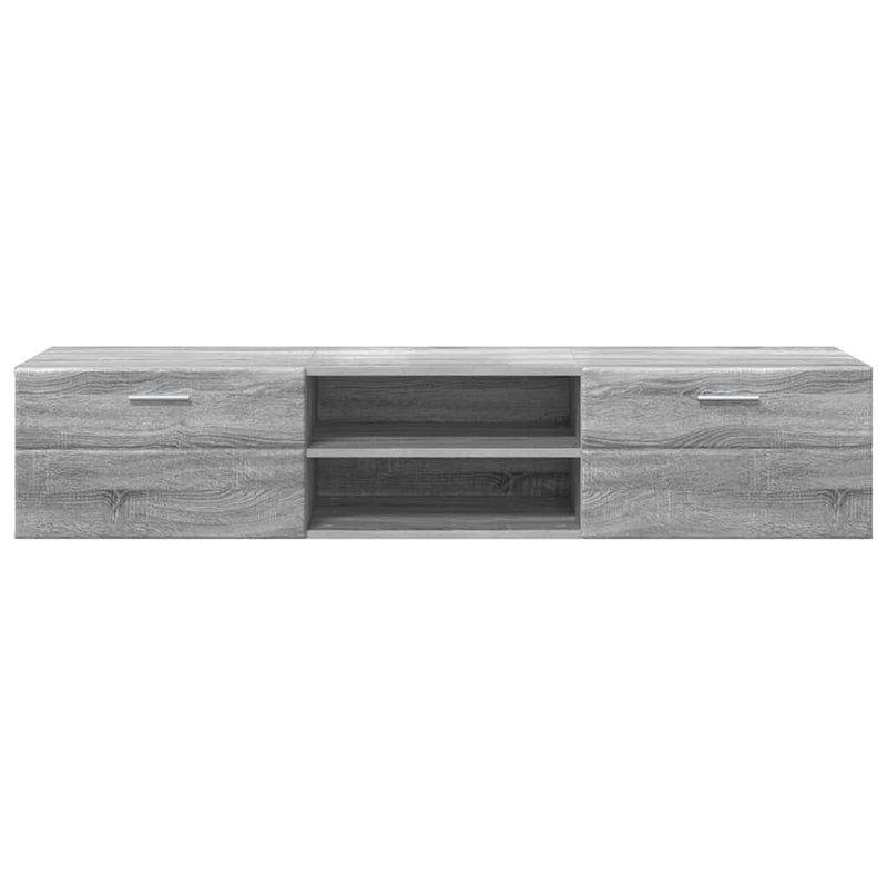 vidaXL TV szekrény fiókkal Szürke sonoma 150 x 39 x 30 cm Faanyag