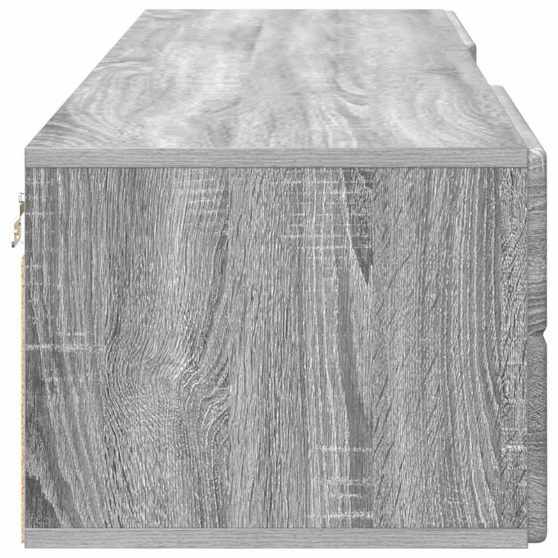 vidaXL TV szekrény fiókkal Szürke sonoma 150 x 39 x 30 cm Faanyag