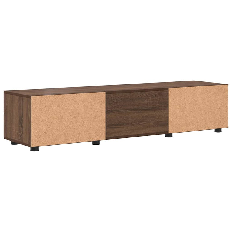 vidaXL TV szekrény fiókkal barna tölgy 150 x 39 x 30 cm Faanyag
